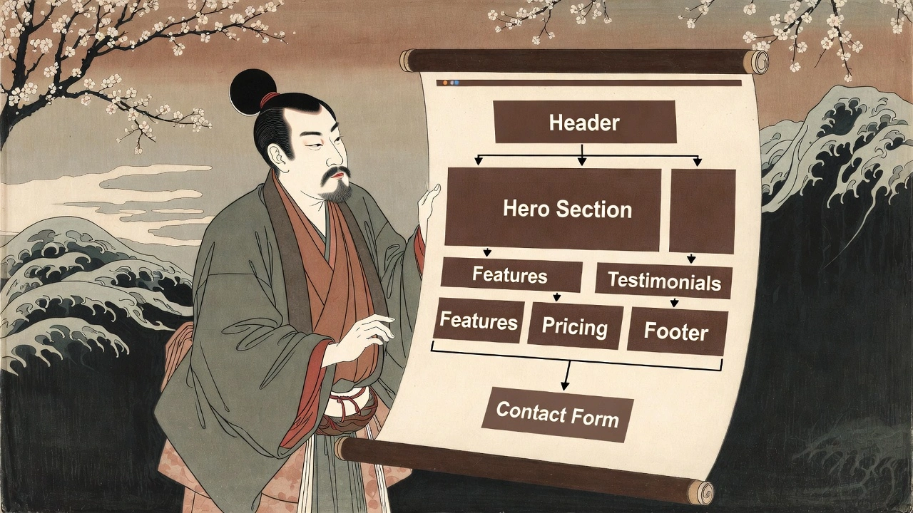 Структура лендинга для услуг: блоки, порядок и форма заявки